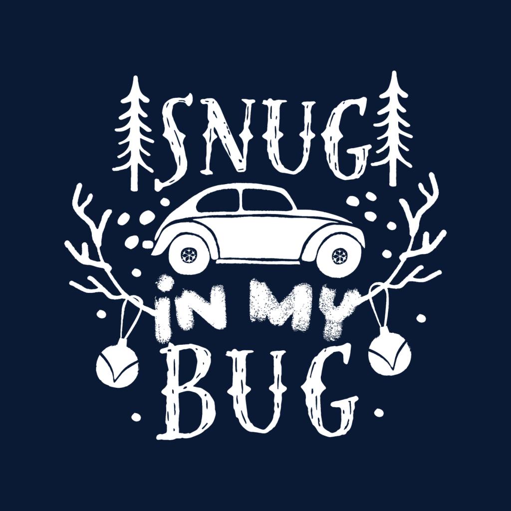 Volkswagen Christmas Antler Snug In My Bug Women's Sweatshirt-ALL + EVERY