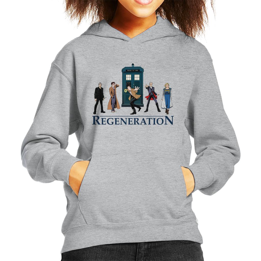 Doctor Who Regeneration Kid's Hooded Sweatshirt-ALL + EVERY
