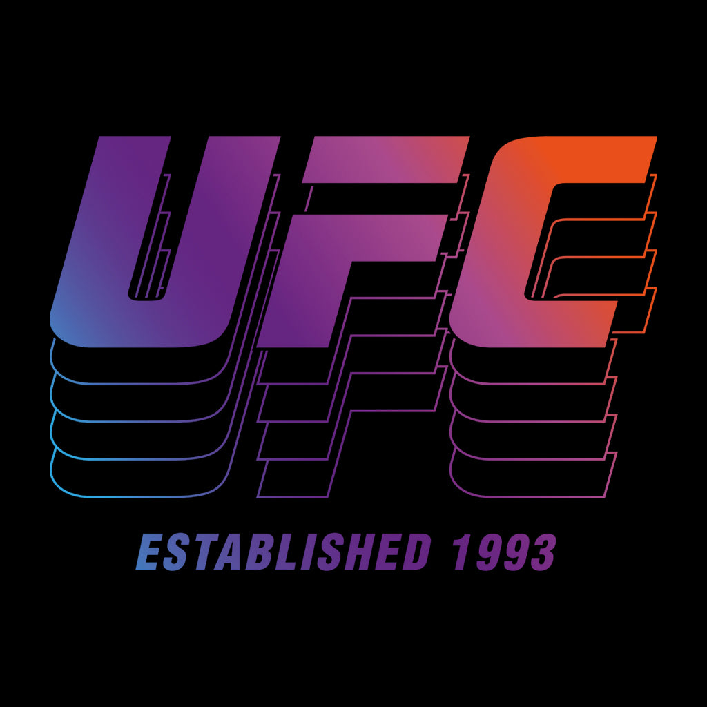 UFC Established 1993 Retro Logo Men's T-Shirt-ALL + EVERY