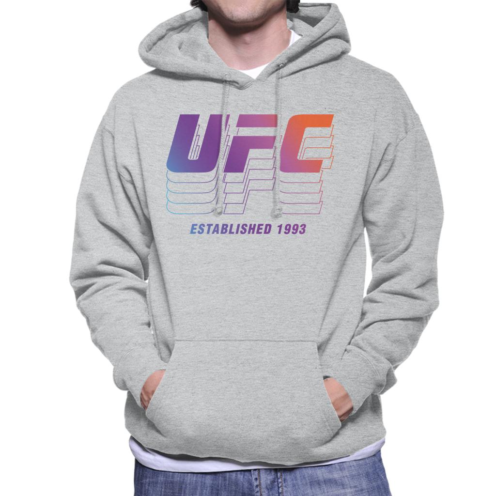 UFC Established 1993 Retro Logo Men's Hooded Sweatshirt-ALL + EVERY