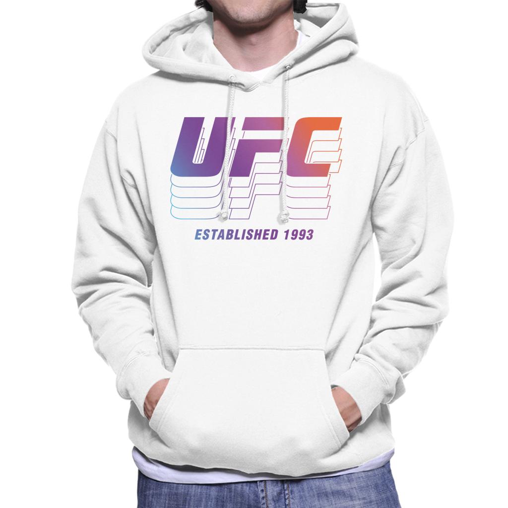 UFC Established 1993 Retro Logo Men's Hooded Sweatshirt-ALL + EVERY