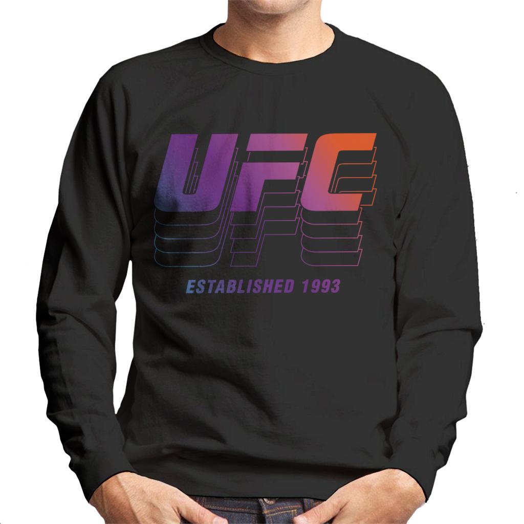 UFC Established 1993 Retro Logo Men's Sweatshirt-ALL + EVERY