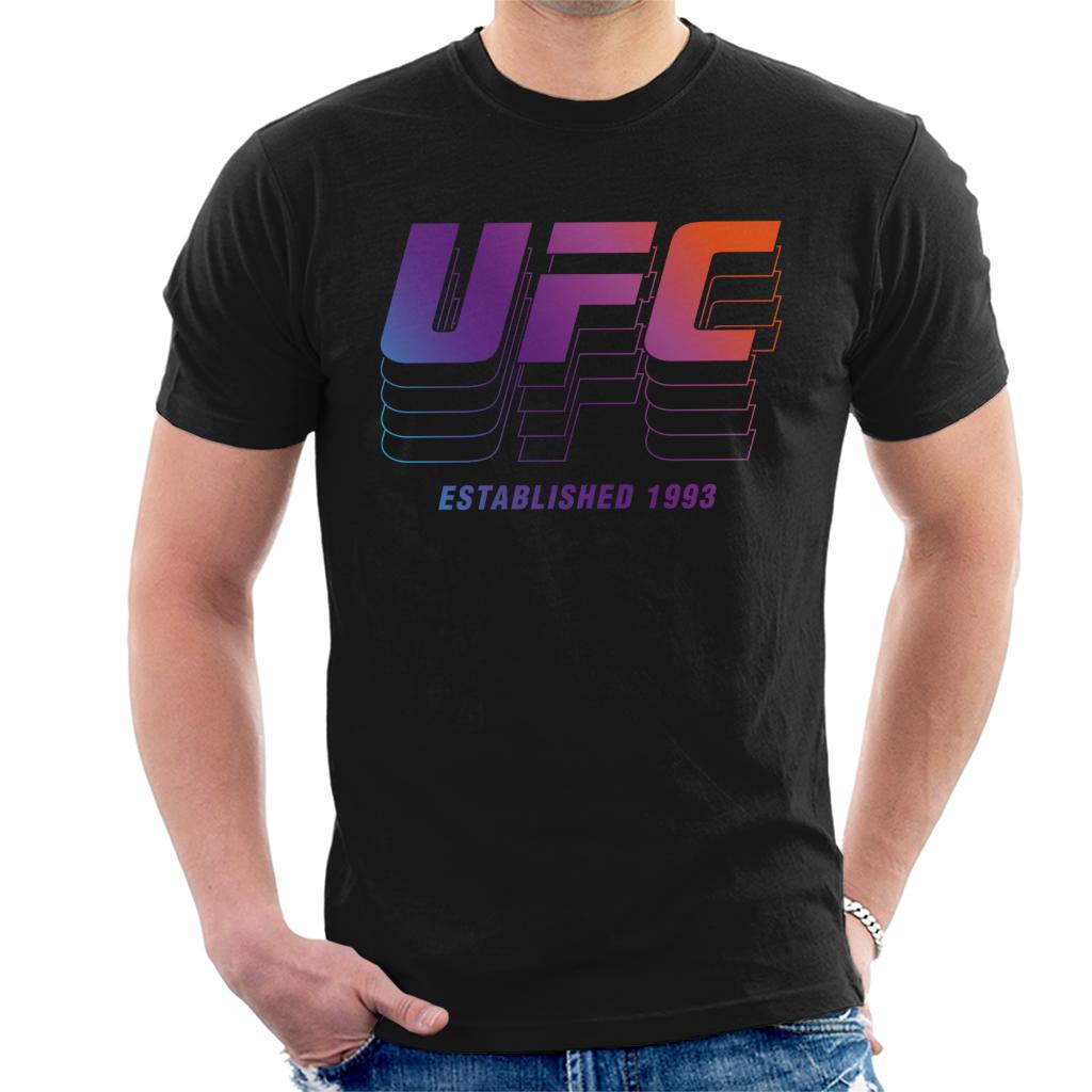 UFC Established 1993 Retro Logo Men's T-Shirt-ALL + EVERY