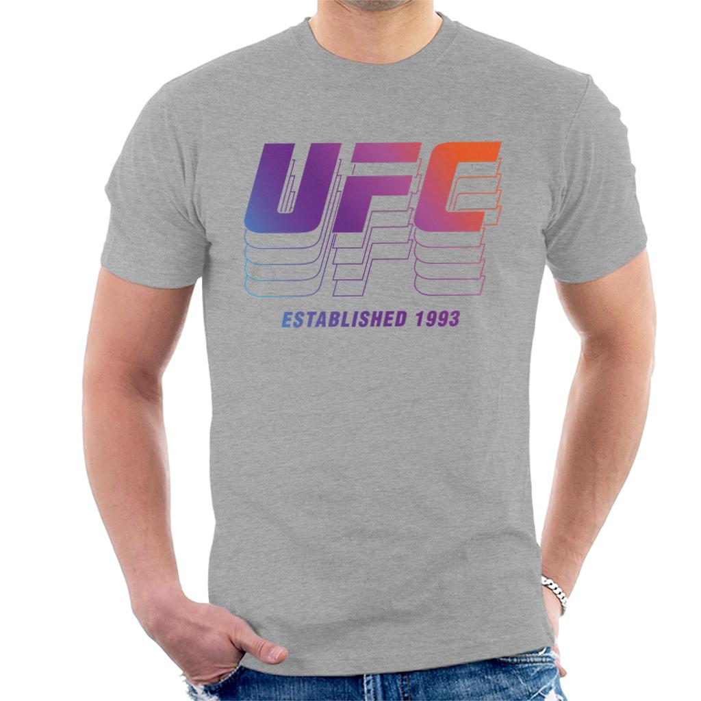 UFC Established 1993 Retro Logo Men's T-Shirt-ALL + EVERY