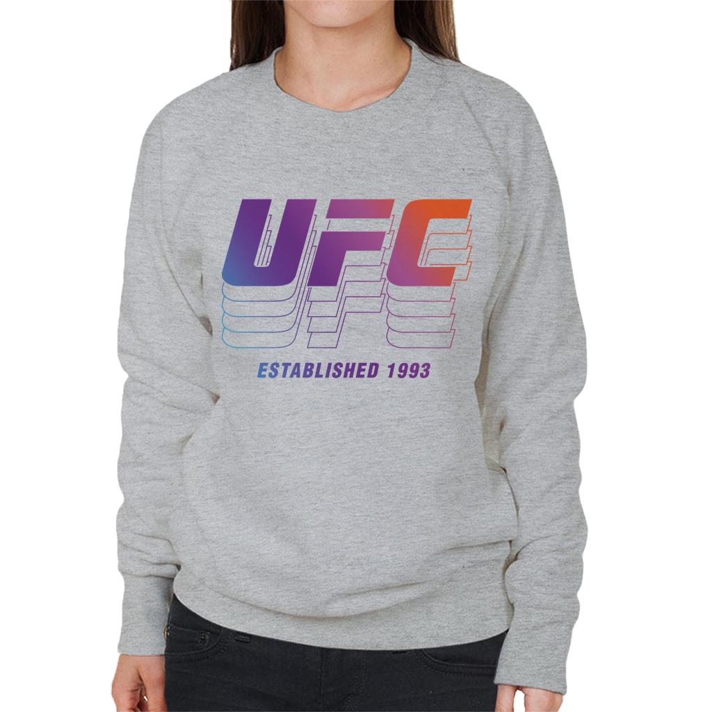 UFC Established 1993 Retro Logo Women's Sweatshirt-ALL + EVERY