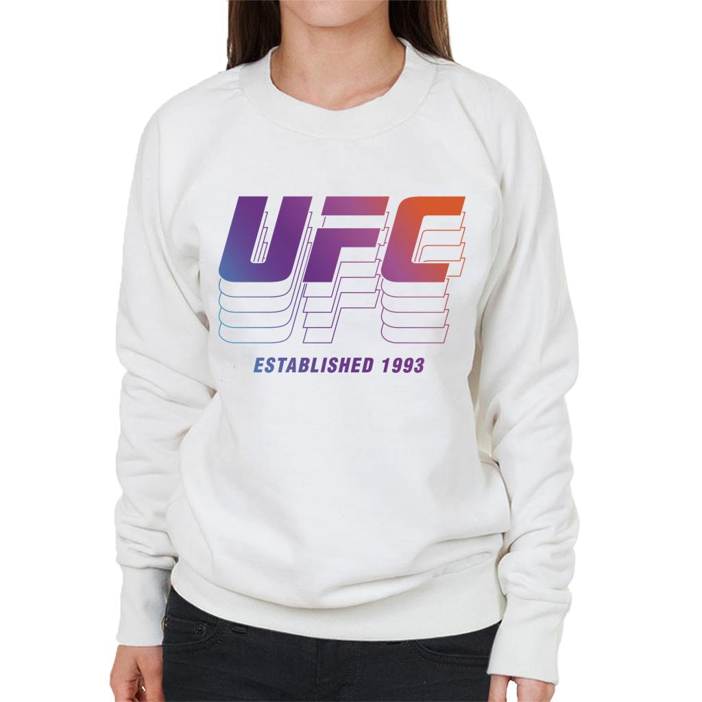 UFC Established 1993 Retro Logo Women's Sweatshirt-ALL + EVERY