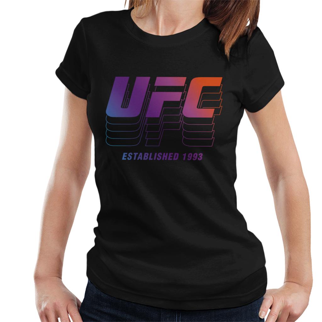 UFC Established 1993 Retro Logo Women's T-Shirt-ALL + EVERY