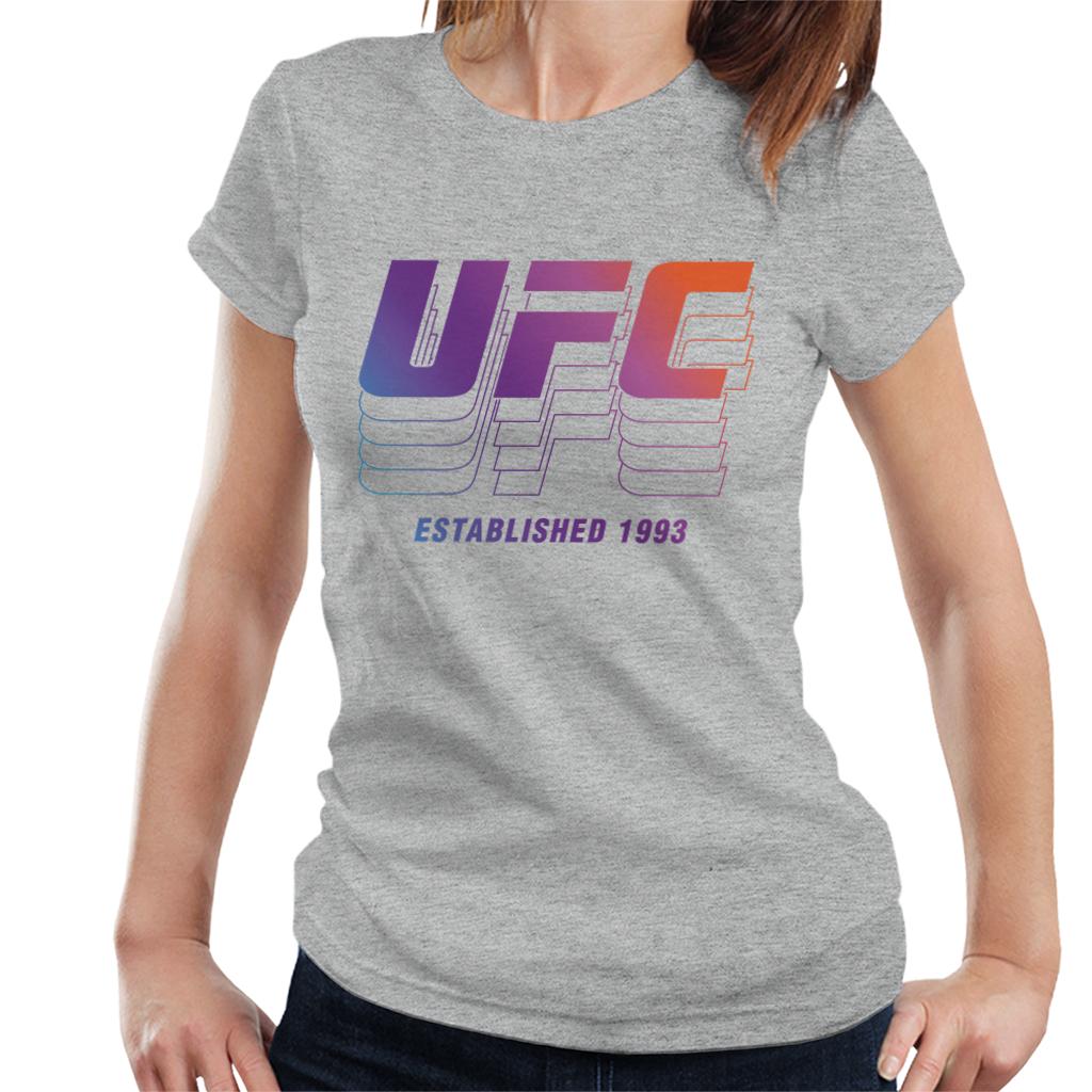 UFC Established 1993 Retro Logo Women's T-Shirt-ALL + EVERY