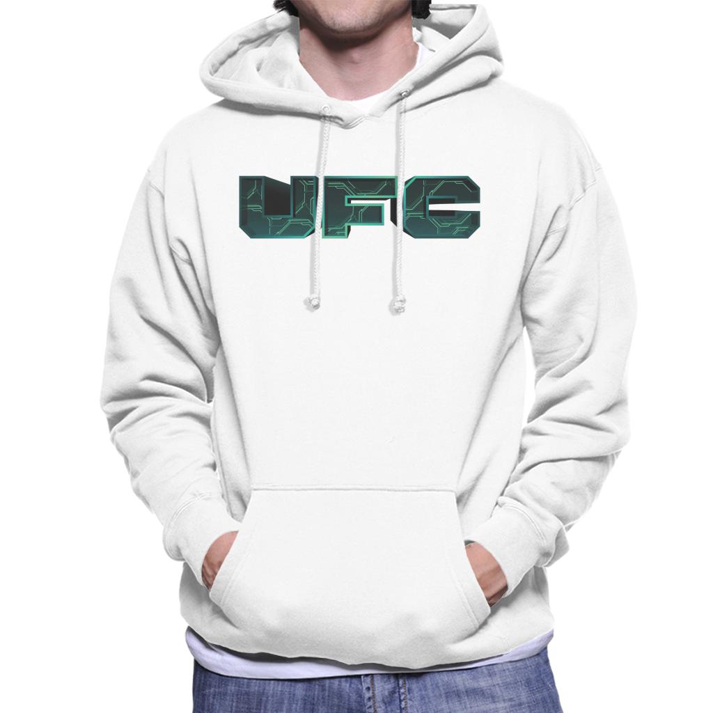 UFC Cyber Logo Men's Hooded Sweatshirt-ALL + EVERY