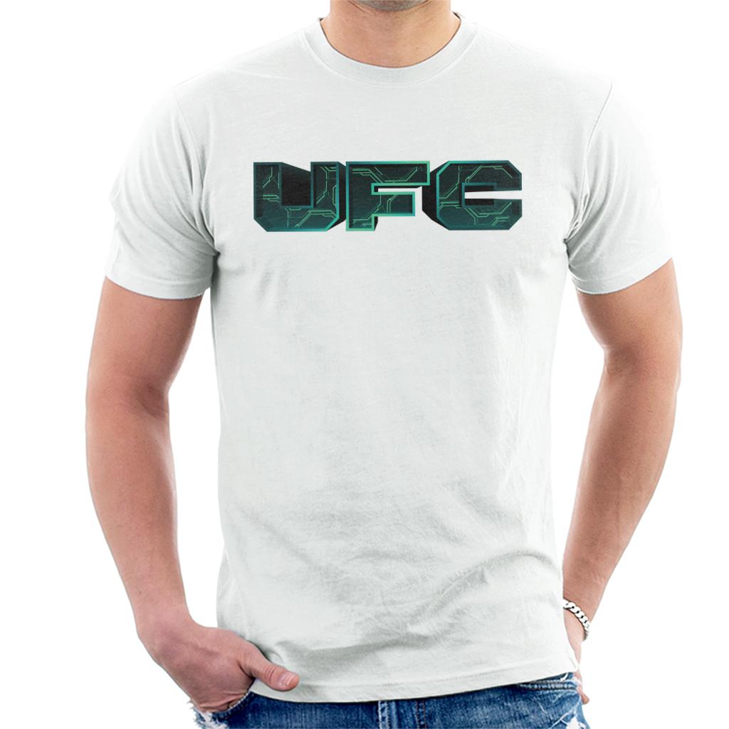 UFC Cyber Logo Men's T-Shirt-ALL + EVERY