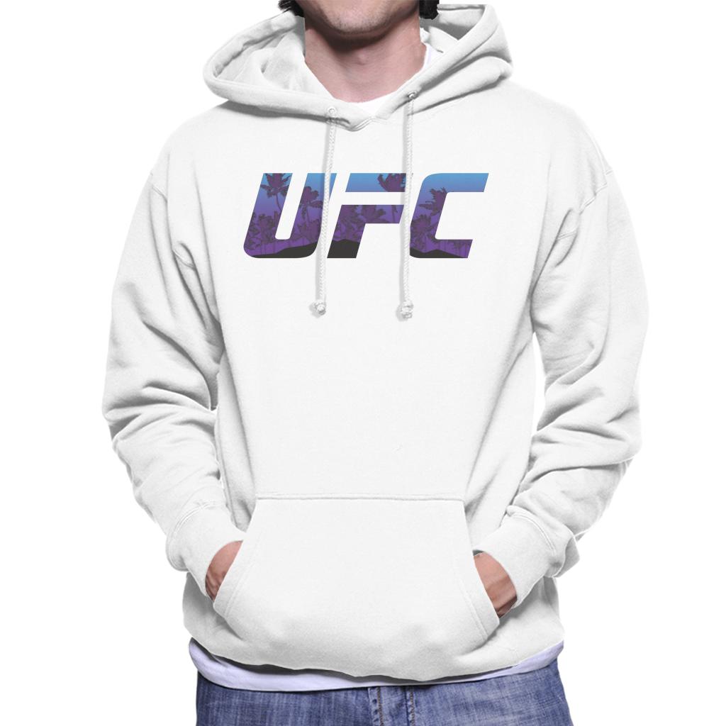 UFC Tropical Beach Logo Men's Hooded Sweatshirt-ALL + EVERY