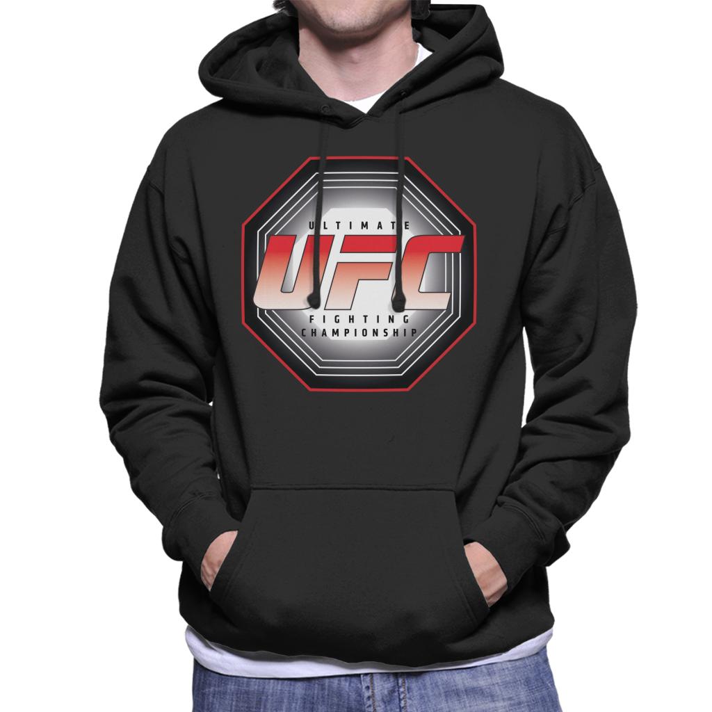 UFC Octagon Logo Men's Hooded Sweatshirt-ALL + EVERY