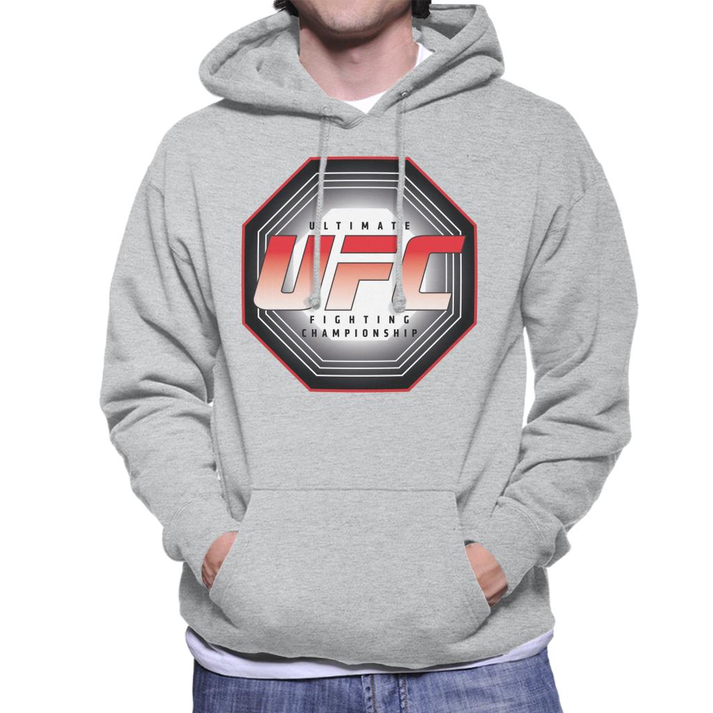 UFC Octagon Logo Men's Hooded Sweatshirt-ALL + EVERY