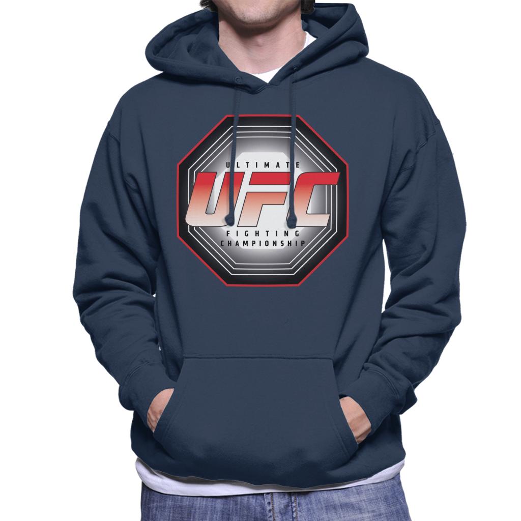 UFC Octagon Logo Men's Hooded Sweatshirt-ALL + EVERY