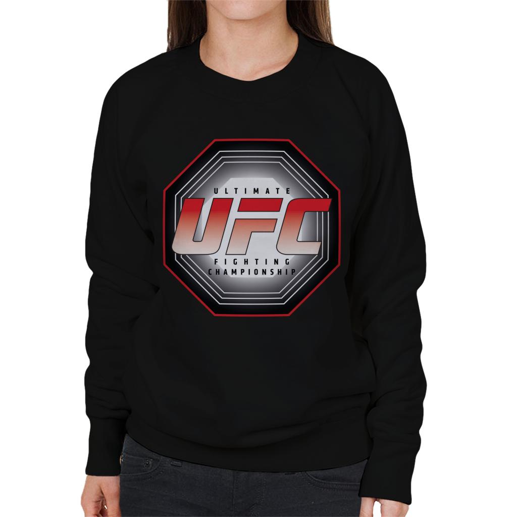 UFC Octagon Logo Women's Sweatshirt-ALL + EVERY