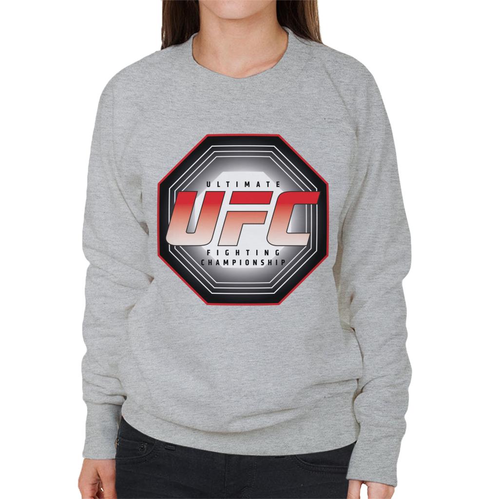 UFC Octagon Logo Women's Sweatshirt-ALL + EVERY