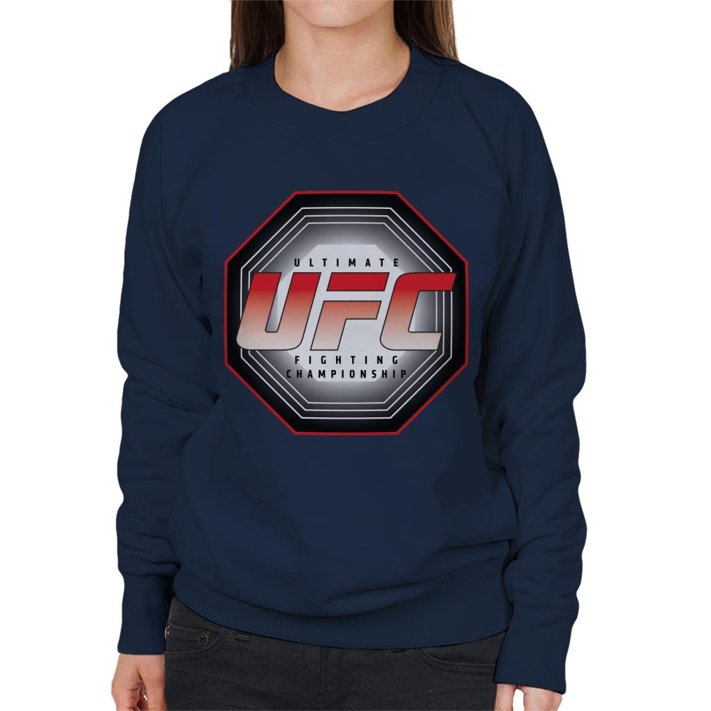 UFC Octagon Logo Women's Sweatshirt-ALL + EVERY