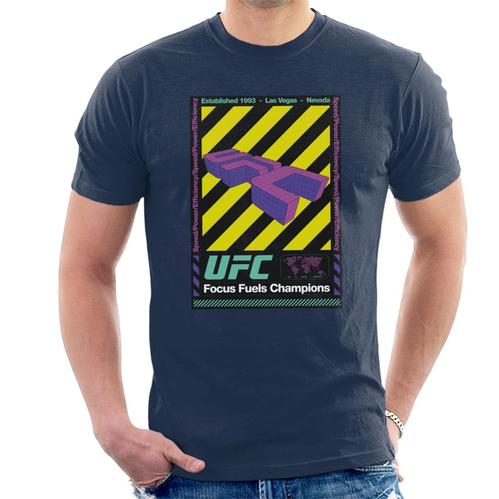 UFC Focus Fuels Champions Poster Men's T-Shirt-ALL + EVERY