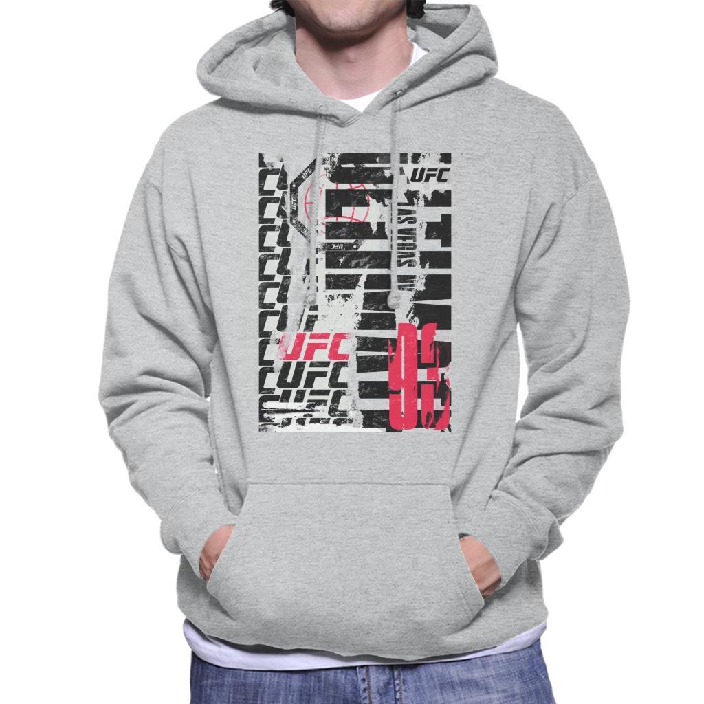 UFC Tear Down Vegas 93 Multi Logo Men's Hooded Sweatshirt-ALL + EVERY