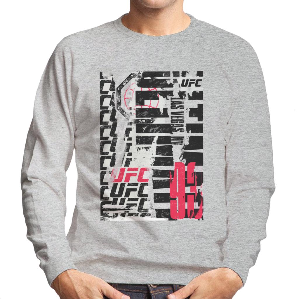 UFC Tear Down Vegas 93 Multi Logo Men's Sweatshirt-ALL + EVERY