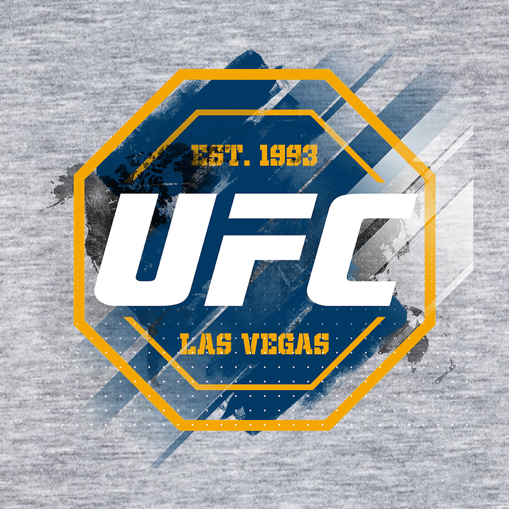 UFC Octagon Streak Logo Men's T-Shirt-ALL + EVERY