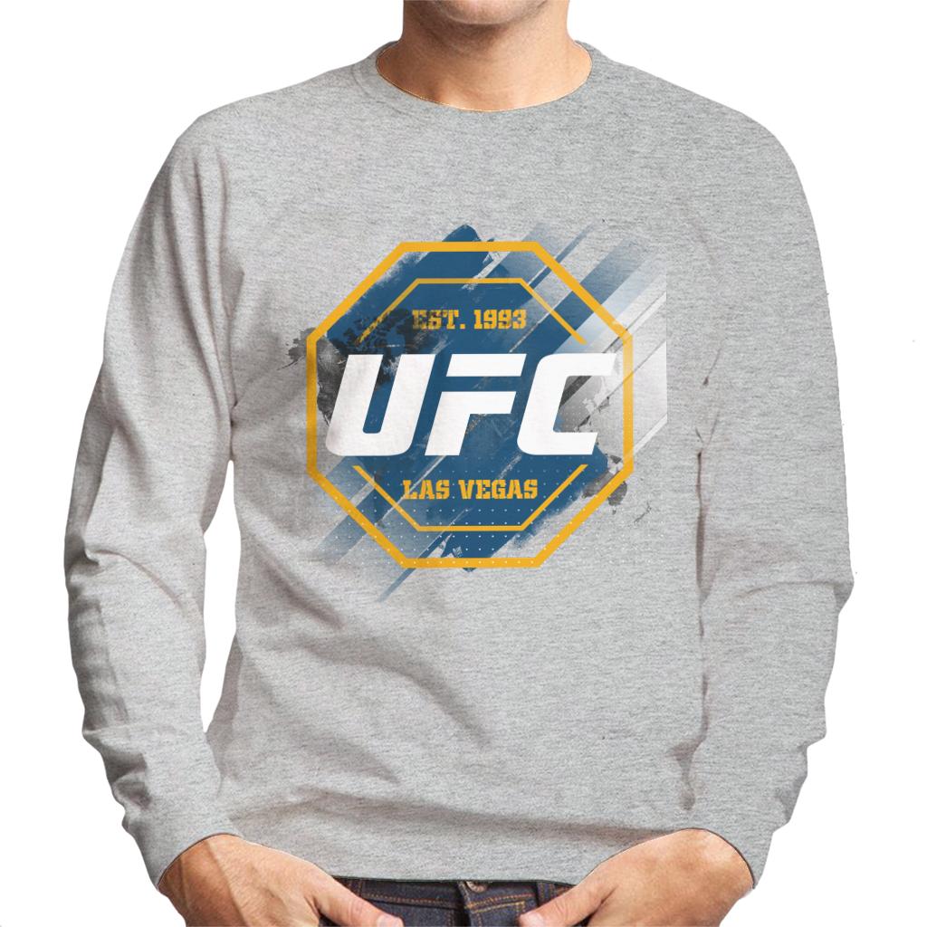 UFC Octagon Streak Logo Men's Sweatshirt-ALL + EVERY