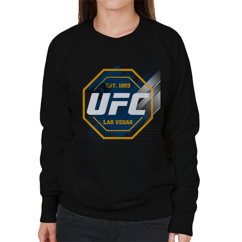 UFC Octagon Streak Logo Women's Sweatshirt-ALL + EVERY