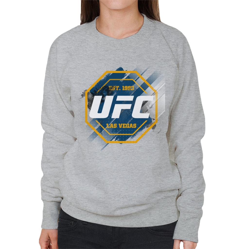 UFC Octagon Streak Logo Women's Sweatshirt-ALL + EVERY