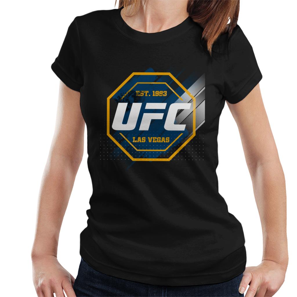 UFC Octagon Streak Logo Women's T-Shirt-ALL + EVERY