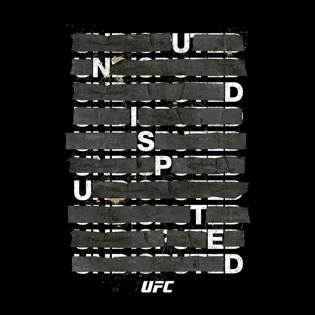 UFC Undisputed Taped White Text Men's T-Shirt-ALL + EVERY