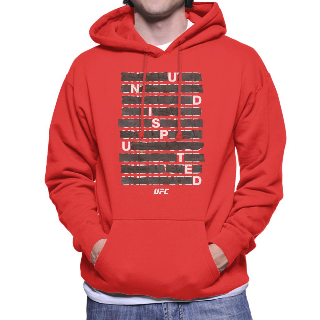 UFC Undisputed Taped White Text Men's Hooded Sweatshirt-ALL + EVERY