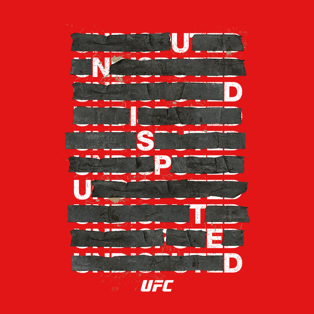 UFC Undisputed Taped White Text Men's T-Shirt-ALL + EVERY