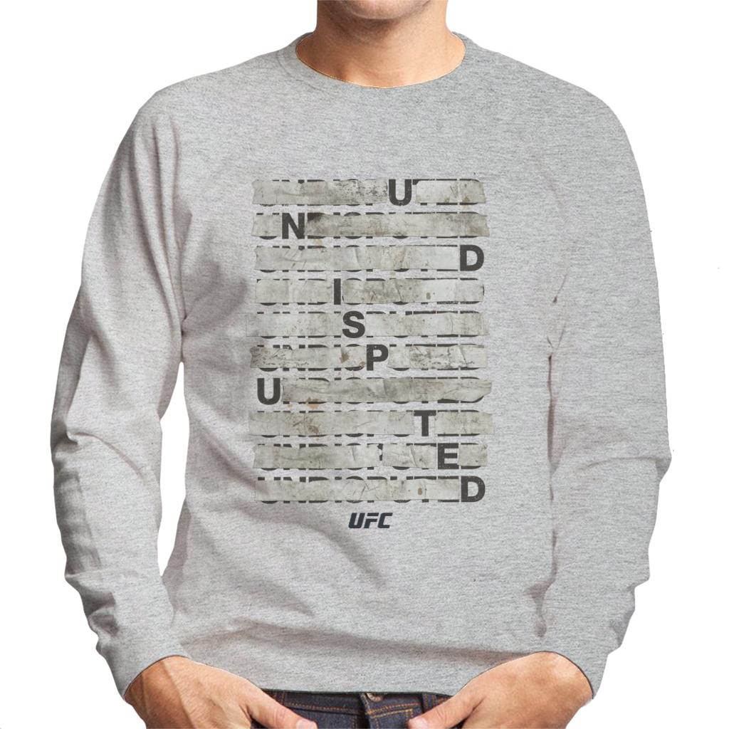 UFC Undisputed Taped Black Text Men's Sweatshirt-ALL + EVERY