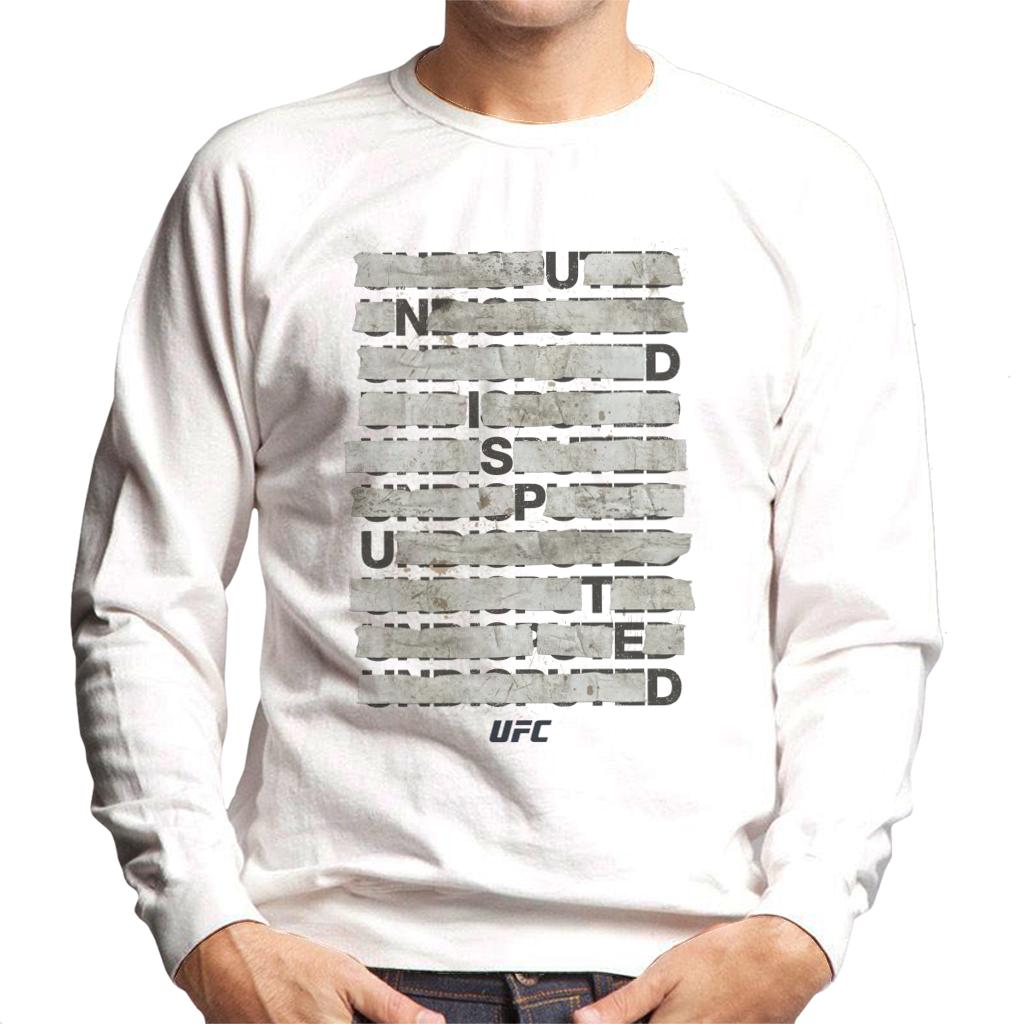 UFC Undisputed Taped Black Text Men's Sweatshirt-ALL + EVERY