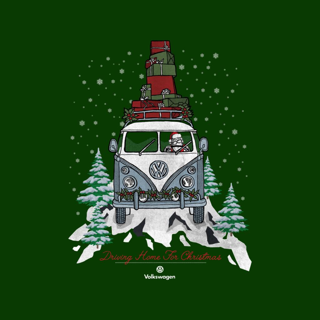 Volkswagen Driving Home Christmas Camper Men's Sweatshirt-ALL + EVERY