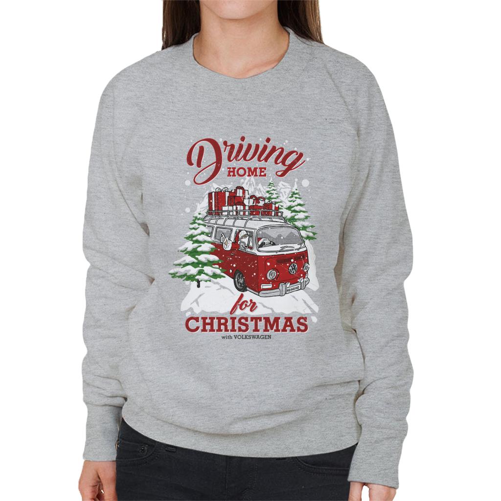 Volkswagen Driving Home For Christmas Women's Sweatshirt-ALL + EVERY