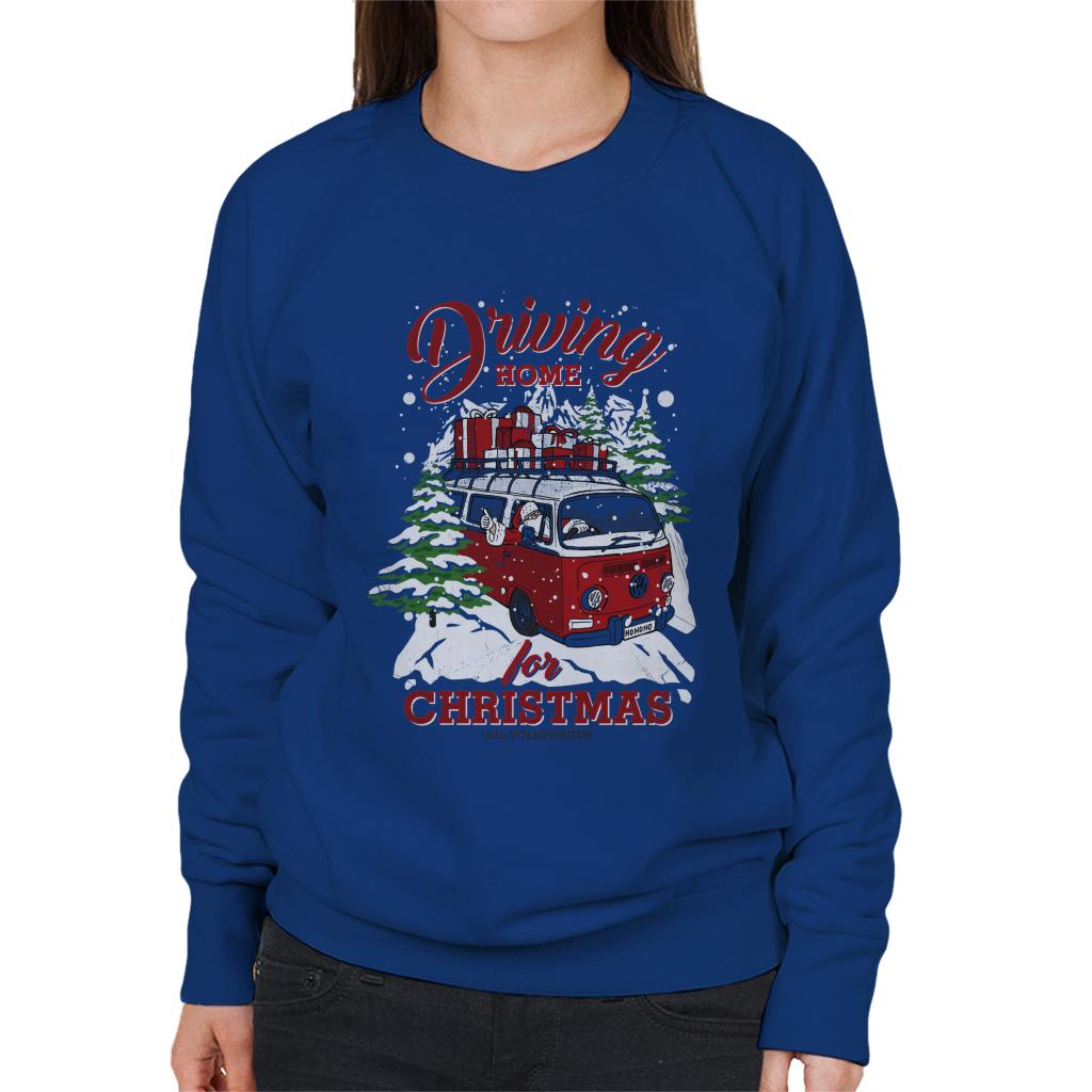 Volkswagen Driving Home For Christmas Women's Sweatshirt-ALL + EVERY