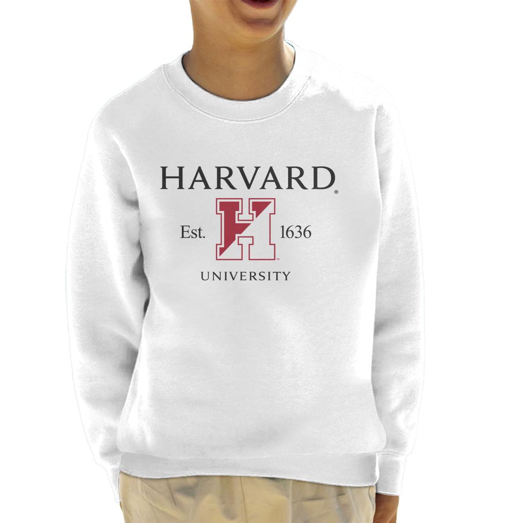 Harvard University Two Tone Logo Est 1636 Kid's Sweatshirt-ALL + EVERY