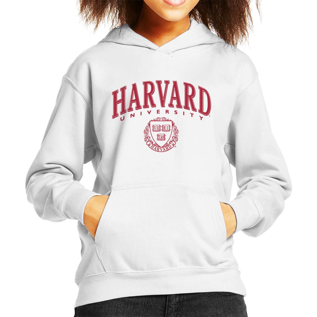 Harvard University Classic Red Shield Kid's Hooded Sweatshirt-ALL + EVERY