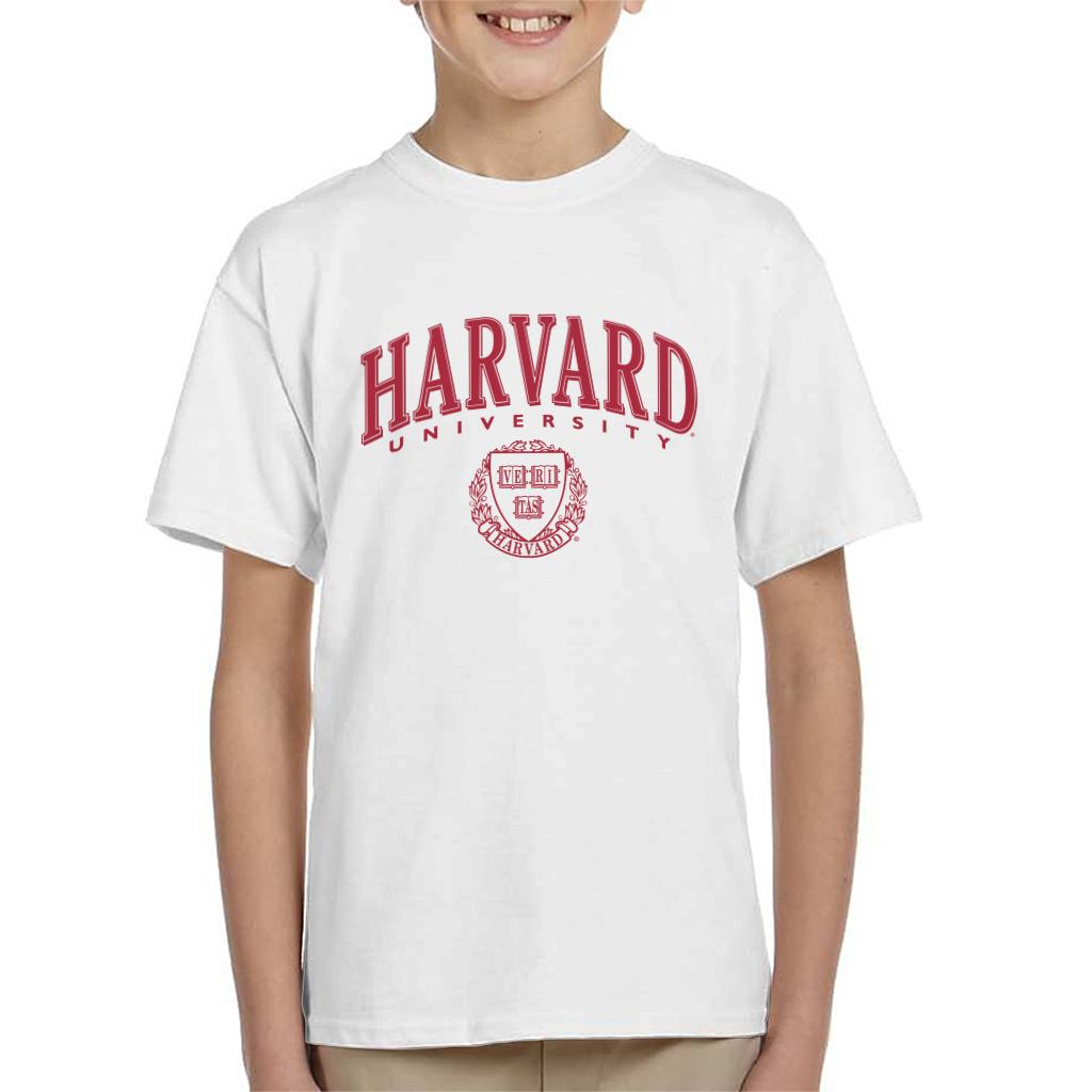 Harvard University Classic Red Shield Kid's T-Shirt-ALL + EVERY