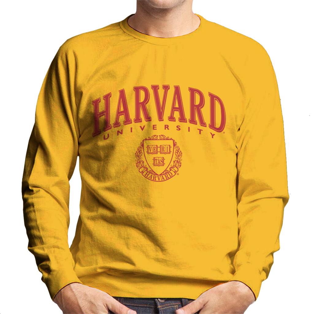 Harvard University Classic Red Shield Men's Sweatshirt-ALL + EVERY