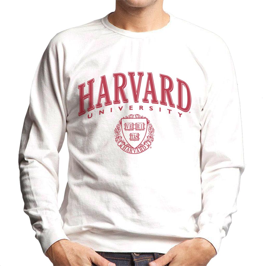 Harvard University Classic Red Shield Men's Sweatshirt-ALL + EVERY