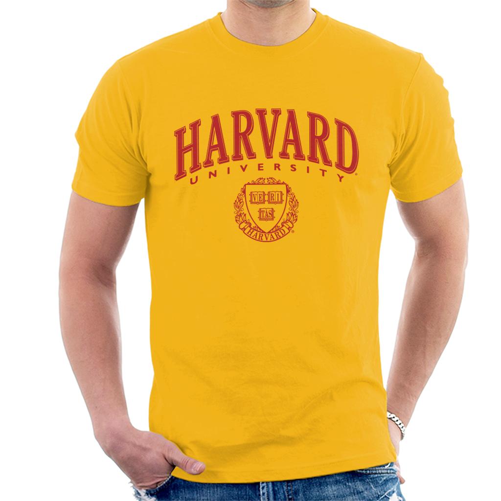 Harvard University Classic Red Shield Men's T-Shirt-ALL + EVERY