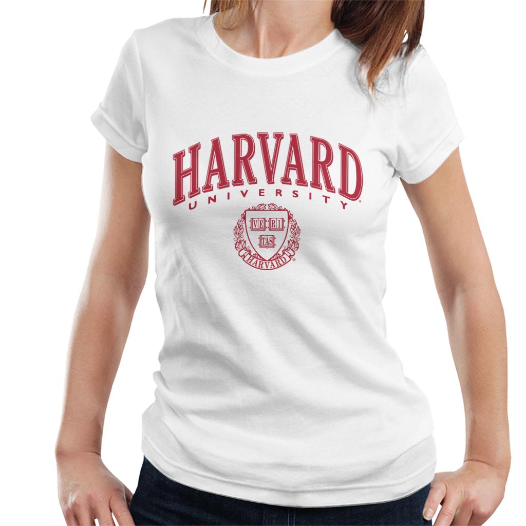 Harvard University Classic Red Shield Women's T-Shirt-ALL + EVERY