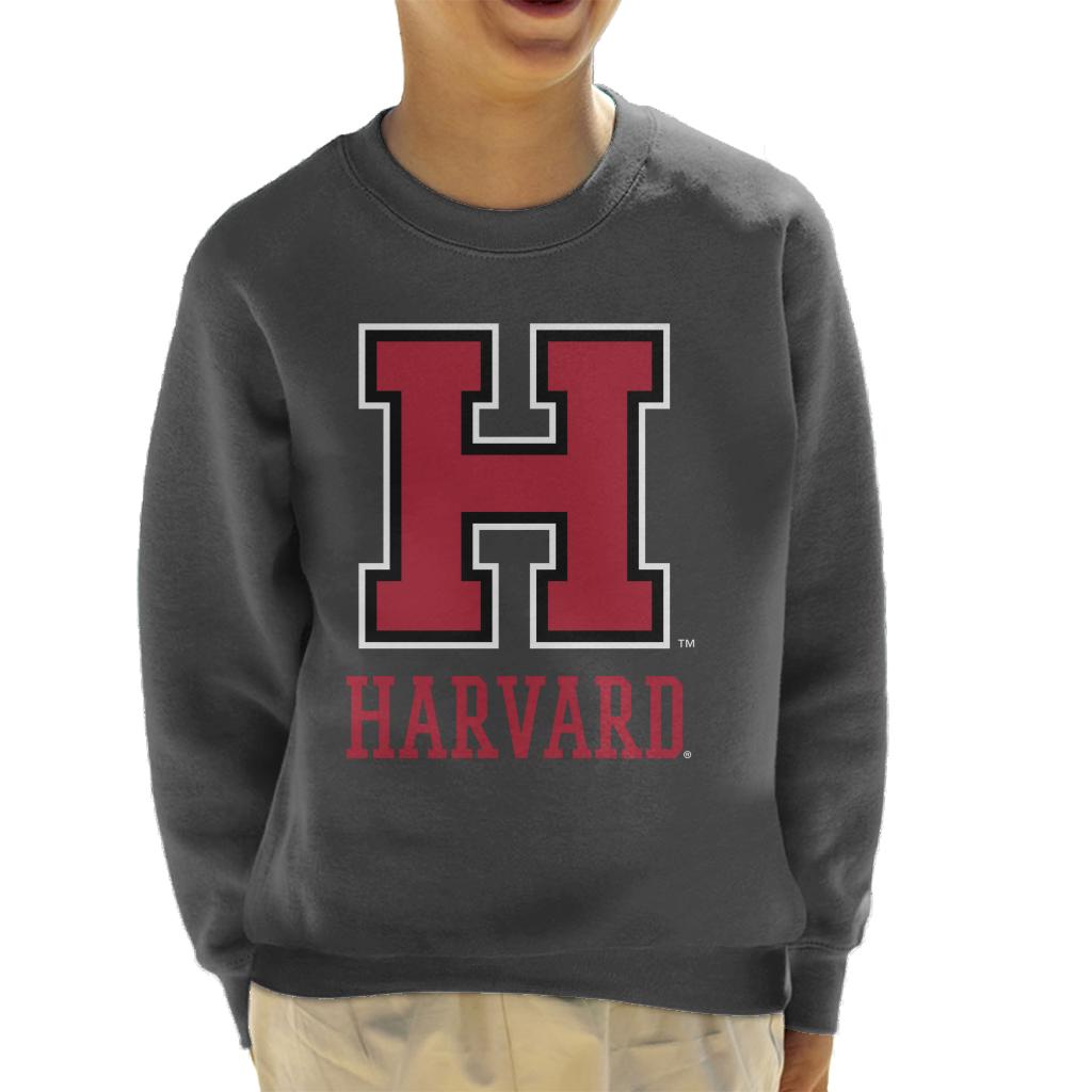 Harvard University Red H Varsity Logo Kid's Sweatshirt-ALL + EVERY