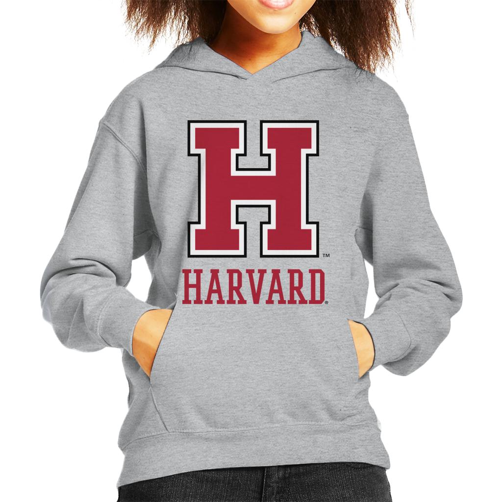 Harvard University Varsity Red H Logo Kid's Hooded Sweatshirt-ALL + EVERY