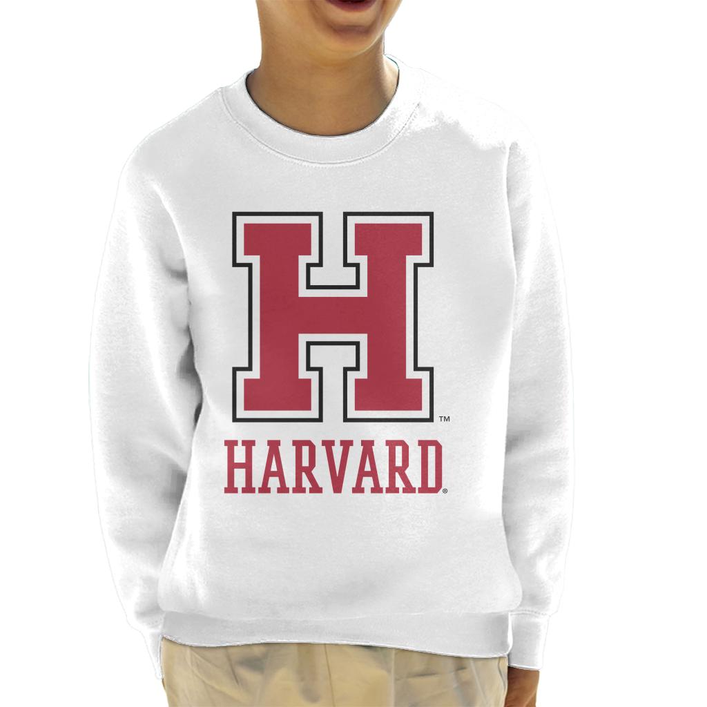 Harvard University Varsity Red H Logo Kid's Sweatshirt-ALL + EVERY