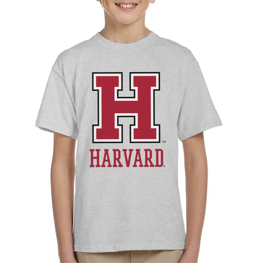 Harvard University Varsity Red H Logo Kid's T-Shirt-ALL + EVERY