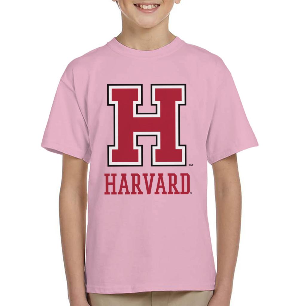 Harvard University Varsity Red H Logo Kid's T-Shirt-ALL + EVERY