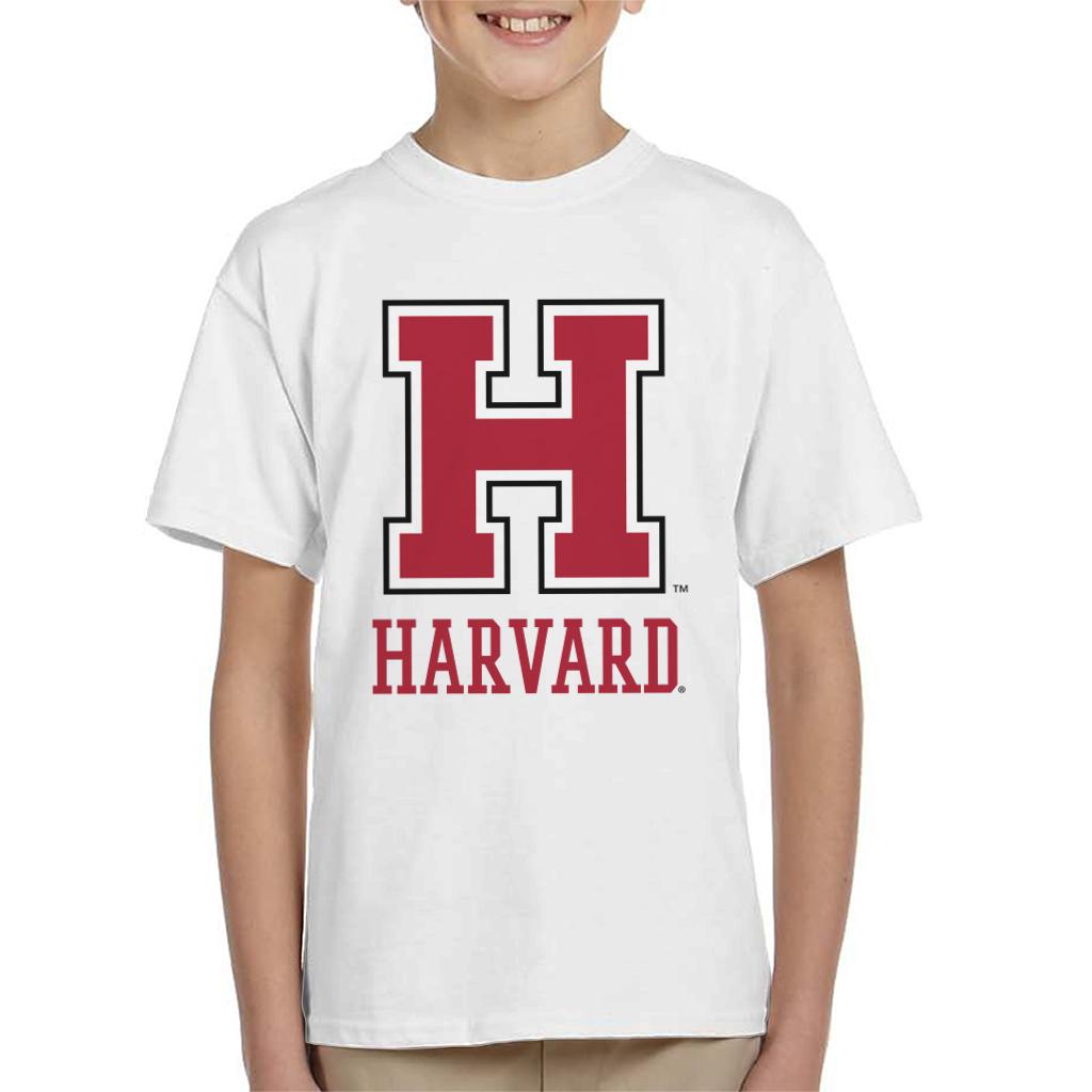 Harvard University Varsity Red H Logo Kid's T-Shirt-ALL + EVERY